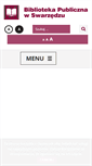 Mobile Screenshot of biblioteka.swarzedz.pl